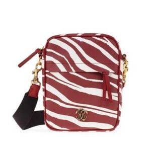 SOLDOUT New Roberto Cavalli Zebra Print Camera Bag Men